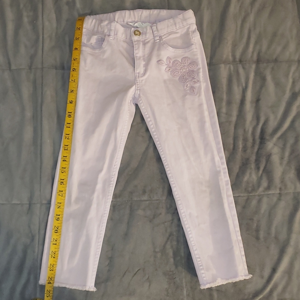 Girls stretch skinny jeans (size 7-8y)